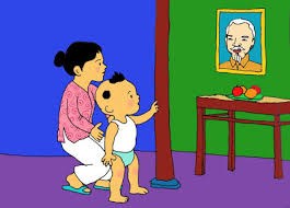 Bài thơ   Bé tập nói 