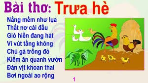 Bài thơ   Trưa hè 