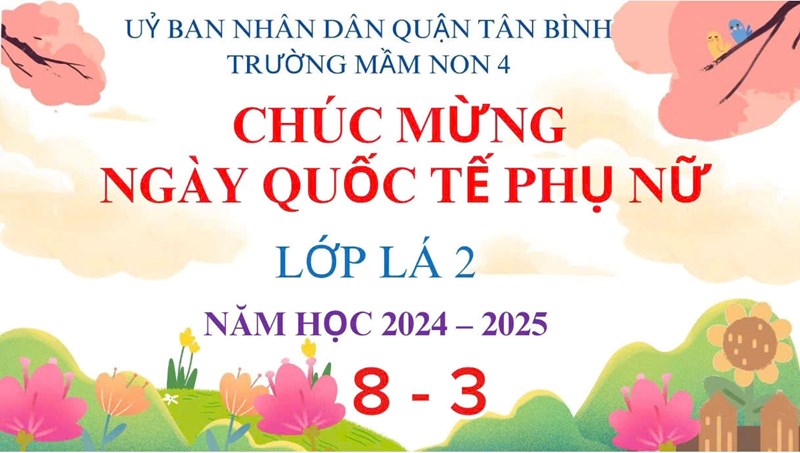 Video clip văn nghệ mừng ngày 8/3 của lớp Lá 2