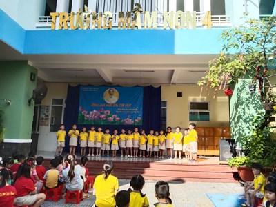 Trường Mầm non 4 tổ chức lễ hội 19/5 mừng sinh nhật Bác Hồ