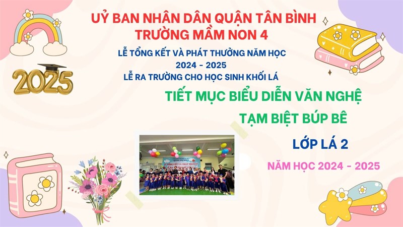 Tiết mục văn nghệ   Tạm biệt búp bê  của các bé lớp Lá 2