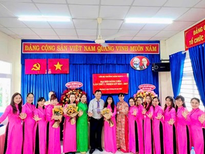 Đại hội đảng viên chi bộ trường mầm non 5, phường 5, quận bình thạnh