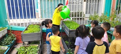 Các bé lớp Mầm 2