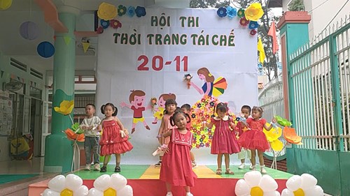 Trường mầm non 5 tổ chức lễ hội  mẹ là cô giáo  nhân ngày 20/11