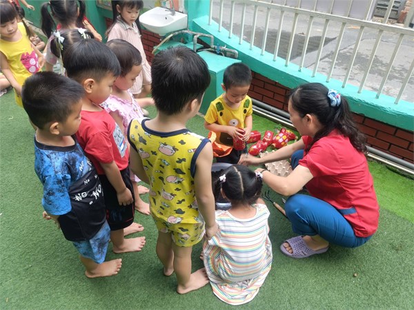 Các bé lớp MẦM 2