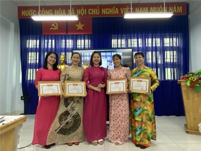 Trường mầm non 5 tổ chức hội nghị tuyên dương điển hình tiên tiến giai đoạn 2020-2025