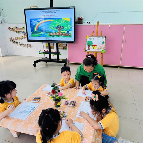 Tiết tốt tháng 4: Cô Nguyễn Thị Kim Trúc - Vẽ một số hiện tượng tự nhiên