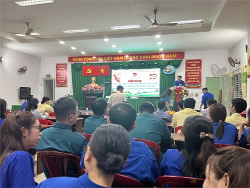 Chi đoàn tham gia Hội nghị  Gặp gỡ, đối thoại giữa người đứng đầu cấp uỷ Đảng, chính quyền với cán bộ đoàn, đảng viên trẻ, đoàn viên ưu tú và đoàn viên thanh niên năm 2025 