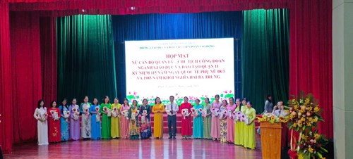 CĐCS Mầm non 6 tham dự họp mặt kỷ niệm 115 năm Ngày Quốc tế Phụ nữ 8/3