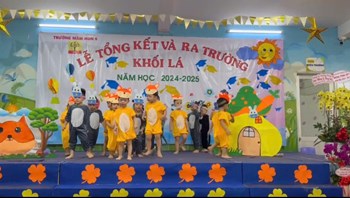 Lễ ra trường của các bé 5-6 tuổi