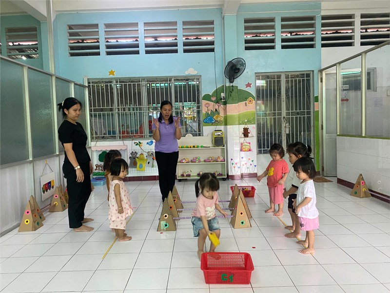 Chuyên đề:  Tổ chức các bài tập vận động cho trẻ Nhà trẻ 
Giáo viên: Trần Thị Nhung
Nhóm lớp 19-24 tháng