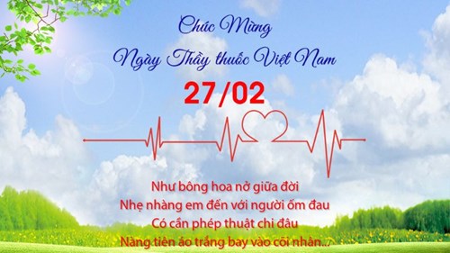 Chúc mừng Ngày Thầy thuốc Việt Nam