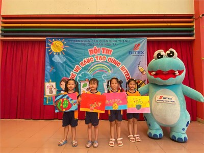 Hội thi  Bé vẽ sáng tạo cùng Bitex 