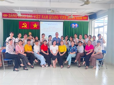 Tổng kết sinh viên thực tập cuối khoá 1,2 Cao đẳng sư phạm Trung ương TPHCM ngành giáo dục mầm non K.35