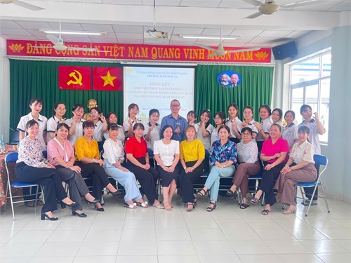Tổng kết sinh viên thực tập cuối khoá 1,2 Cao đẳng sư phạm Trung ương TPHCM ngành giáo dục mầm non K.35