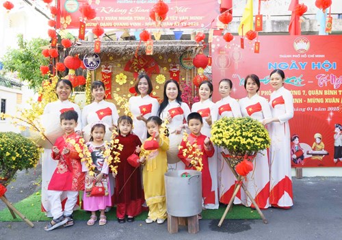 🇻🇳🇻🇳🇻🇳trường mầm non 7b hưởng ứng cùng phường 7  xuân nghĩa tình - khu phố tết văn minh🇻🇳🇻🇳🇻🇳