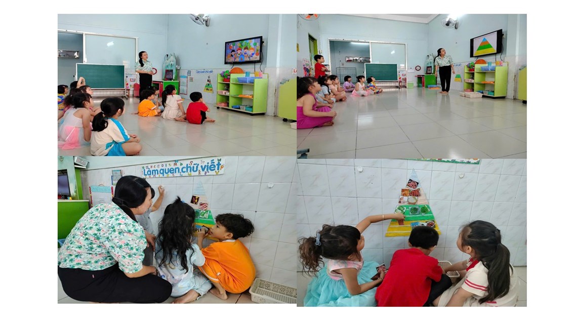 Trường Mầm non Phường 8 Thực hiện chuyên đề Trường