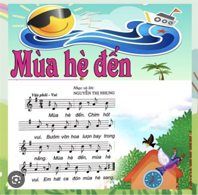 Trường Mầm Non 8: Bài hát  Mùa hè đến 