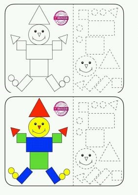 Trường Mầm Non 8: Bài tập toán         Nhận biết hình khối 