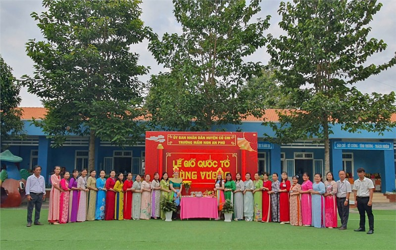 Trường Mầm non An Phú Tổ chức Lễ Giỗ Tổ Hùng Vương năm 2025