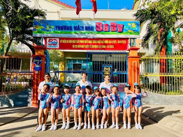 Trường mầm non baby tham gia liên hoan aerobic năm 2025