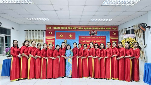 Ngày 13 tháng 01 năm 2025 chi bộ Mầm Non Bà Điểm đã tổ chức Đại hội chi bộ Lần thứ XII - Nhiệm kỳ 2025-2027