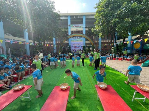 Trường Mầm non Bé Ngoan 3 tổ chức Ngày hội Năng lượng mới - cả ngày vui, năm học 2024-2025