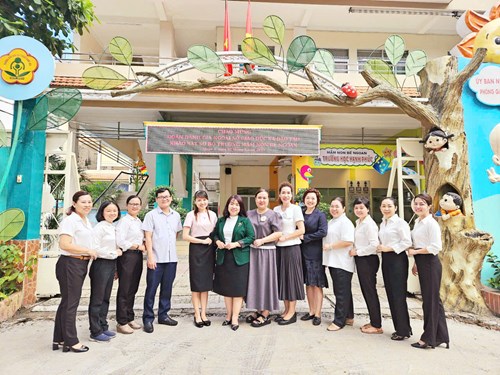 Trường Mầm non Bé Ngoan đón đoàn Đánh giá ngoài - Sở Giáo dục và Đào tạo Thành Phố Hồ Chí Minh về khảo sát sơ bộ kiểm định Chất lượng giáo dục và Chuẩn quốc gia.