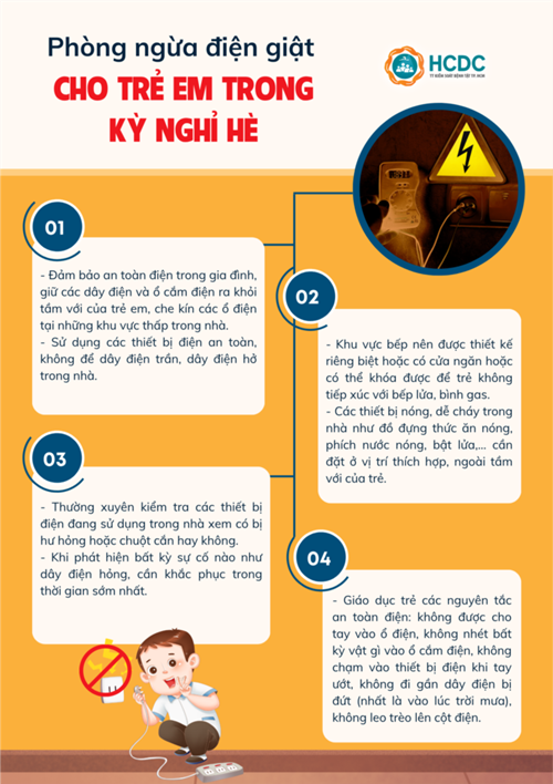 Phòng ngừa điện giật cho trẻ em trong kỳ nghỉ hè