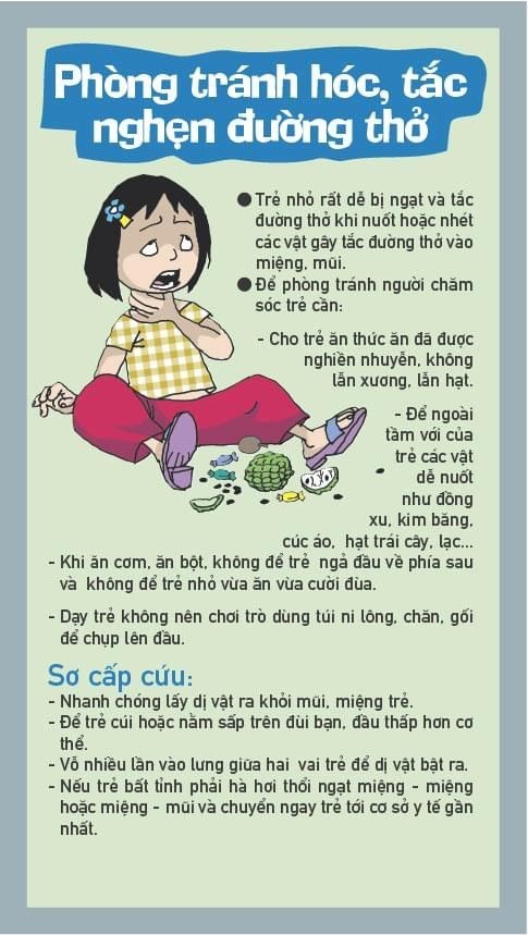 Hướng dẫn phòng tránh tai nạn thương tích cho trẻ nhỏ
