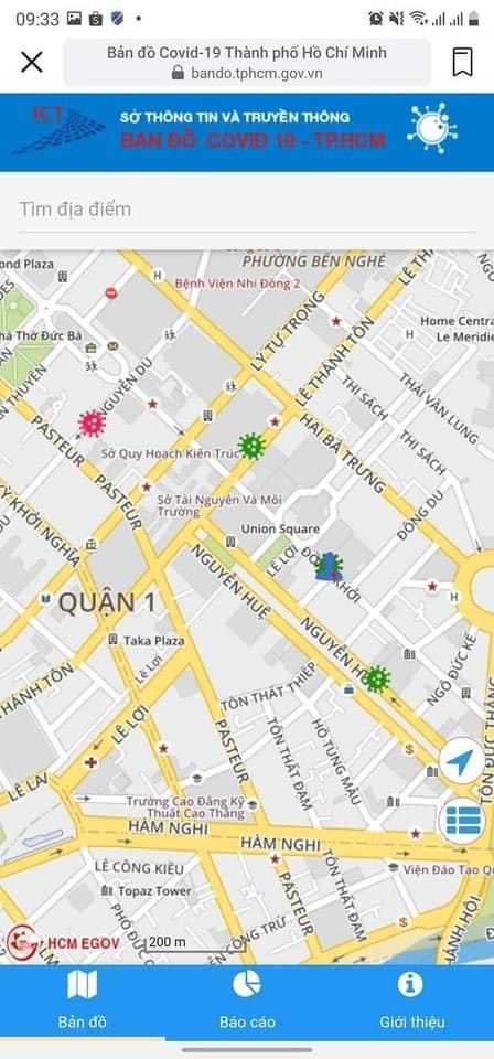 Bản đồ số hỗ trợ phòng, chống COVID-19