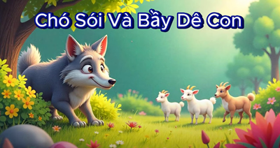 Chó sói và bầy dê con - truyện ngụ ngôn