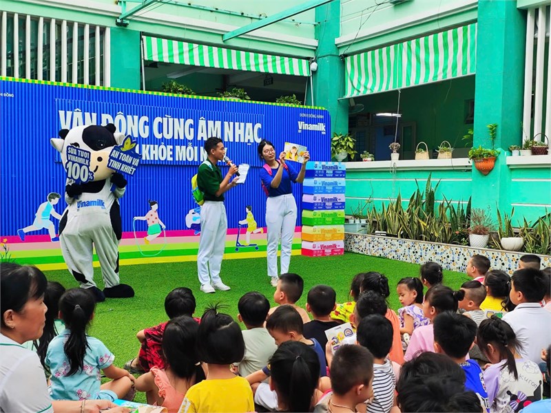 Các “vận động viên nhí” của mầm non bình trị đông sẵn sàng hành trình  “vận động cùng âm nhạc - tươi khoẻ mỗi ngày”