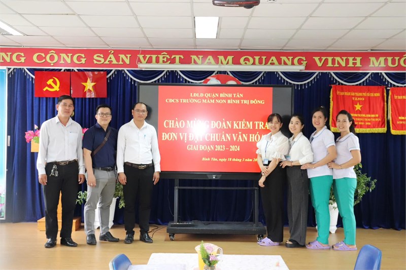 🌟 chào mừng đoàn kiểm tra đơn vị đạt chuẩn văn hóa 🌟