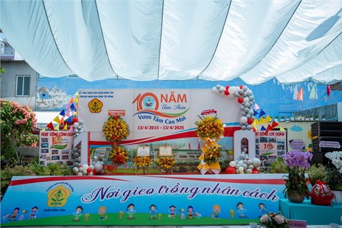 Kỷ niệm 10 năm thành lập Trường mầm non Bình Trị Đông 
(13/4/2015 - 13/4/2025)