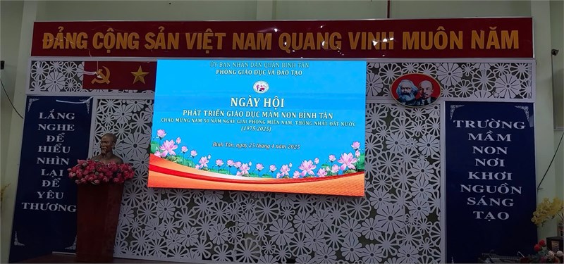Ngày hội phát triển Giáo dục Mầm non Bình Tân (25/04/2025)
