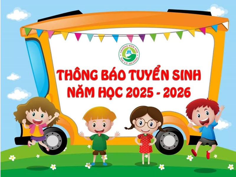 Thông báo tuyển sinh năm học 2025-2026