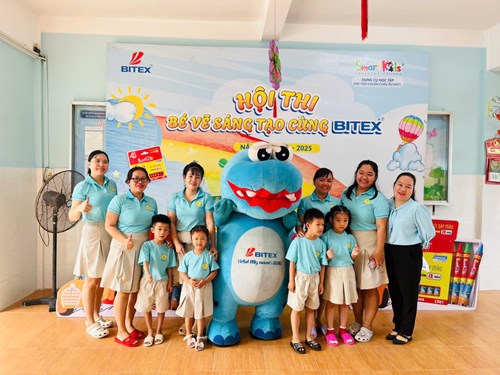 Hội thi bé vẽ sáng tạo cùng bitex cấp huyện năm học 2024-2025
