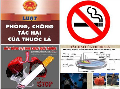 Luật phòng chống tác hại của thuốc lá.
