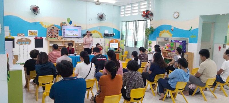 Họp sơ kết Cha mẹ học sinh các lớp, học kỳ I năm học 2024 -2025.