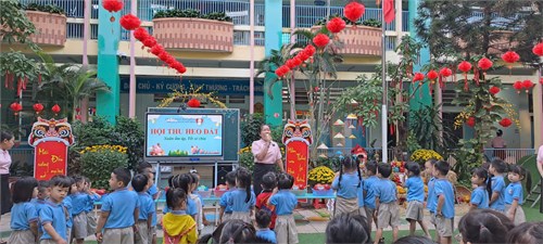 Phong trào  Nuôi heo đất  - Việc làm nhỏ, ý nghĩa lớn tại trường Mầm non Hoa Hồng