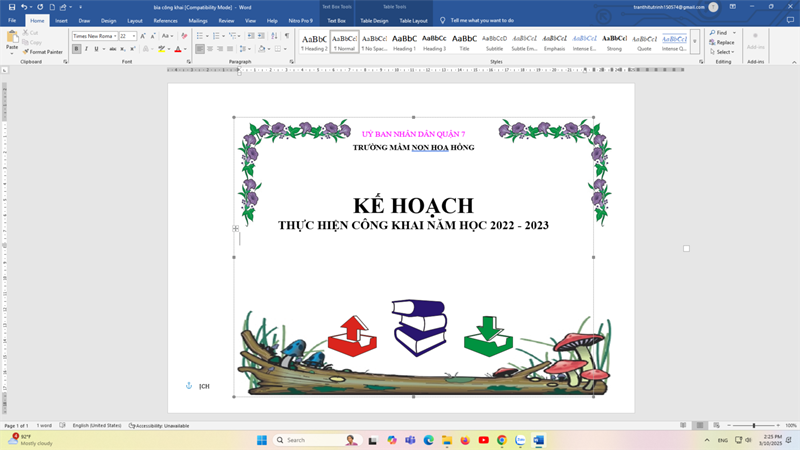 Thực hiện công khai năm học 2022 - 2023