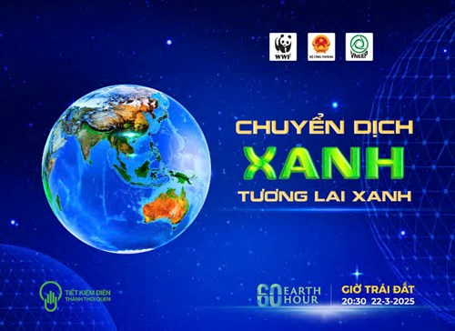Hưởng ứng Chiến dịch Giờ Trái đất năm 2025.