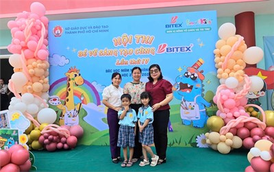 Trường MN Hoa Hồng đạt giải Nhất và giải Nhì Hội thi  Bé vẽ sáng tạo cùng Bitex  cấp Thành phố năm học 2024 - 2025