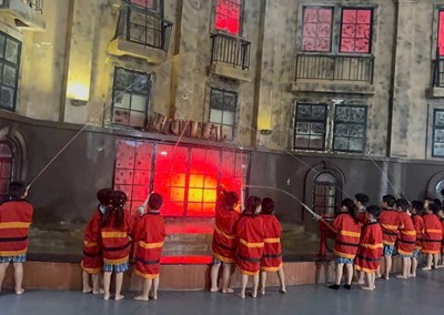 Trẻ tham quan ngoại khóa tại Khu vui chơi hướng nghiệp Vietopia - Quận 7