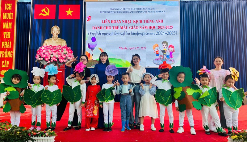 Trường Mầm non Hoa Lan tham gia Liên hoan nhạc kịch, năm học 2024-2025