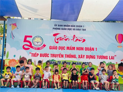 Trường mầm non hoa lư triển lãm “50 năm ngành giáo dục mầm non quận 1” – cuốn phim ký ức 1975-2025
