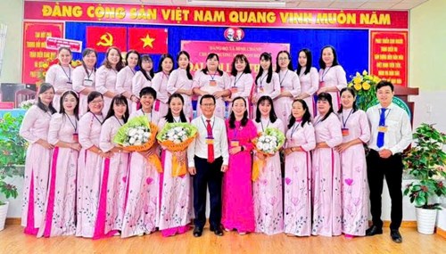 Đại hội chi bộ trường mầm non hoa mai nhiệm kỳ 2025-2027