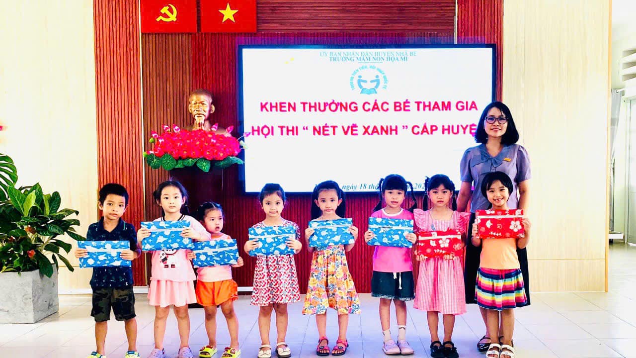 Trường Mầm non Hoạ Mi  - Chúc mừng 02 con đạt giải cao Hội thi “Nét vẽ xanh”  cấp Huyện năm học 2024-2025. 🎨