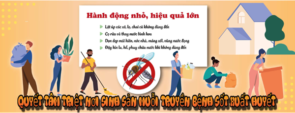 Chủ động triệt nơi sinh sản của muỗi gây bệnh sốt xuất huyết